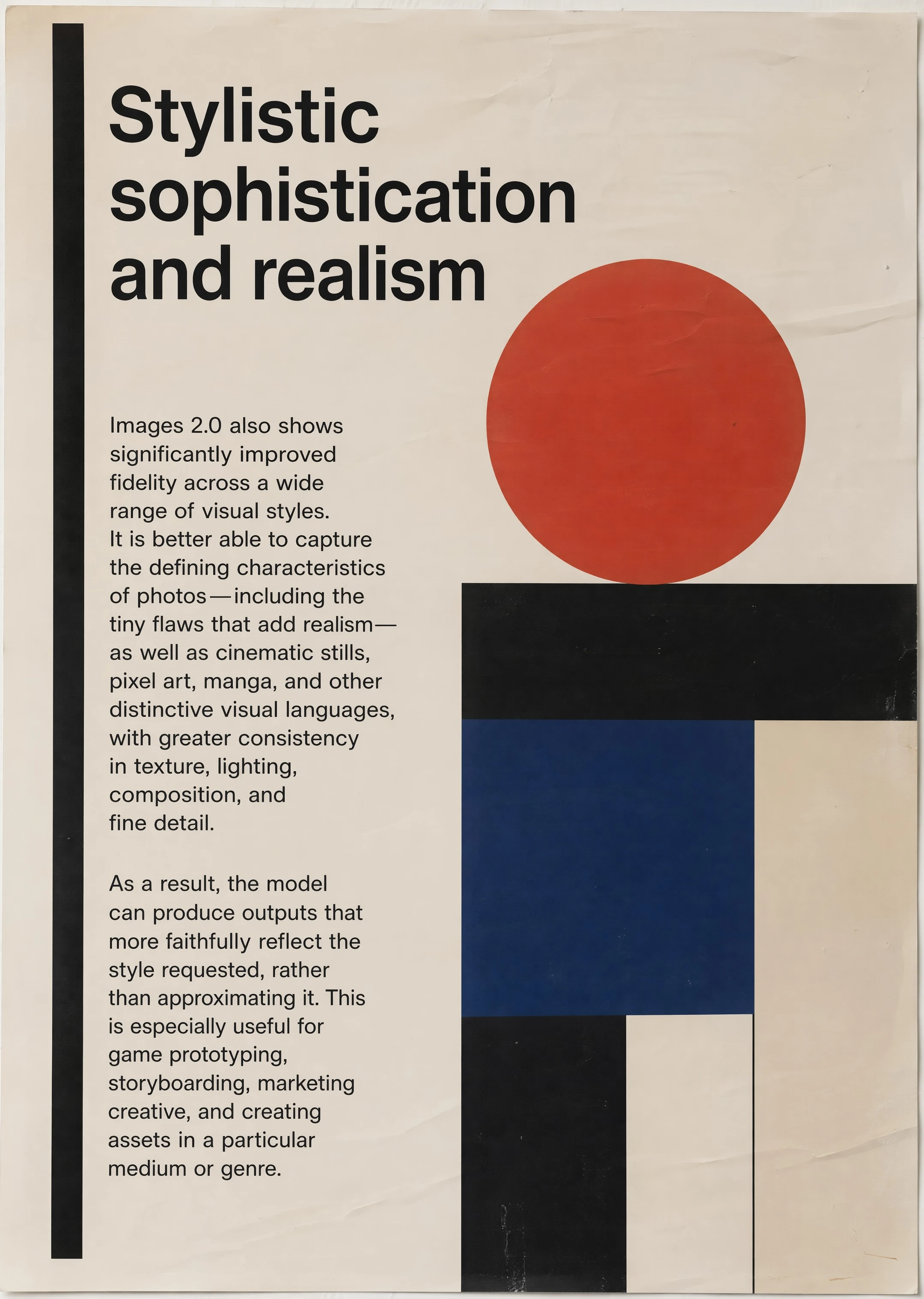 Stylistic sophistication and realism