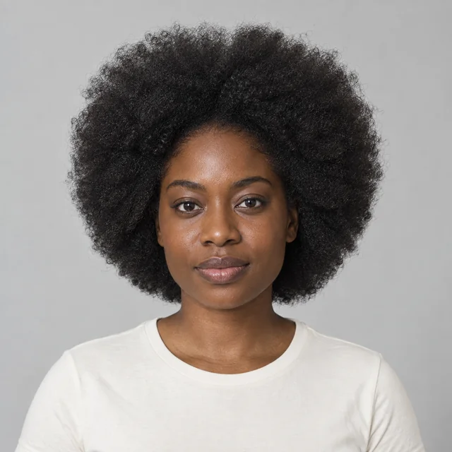 Muestra de peinado Afro