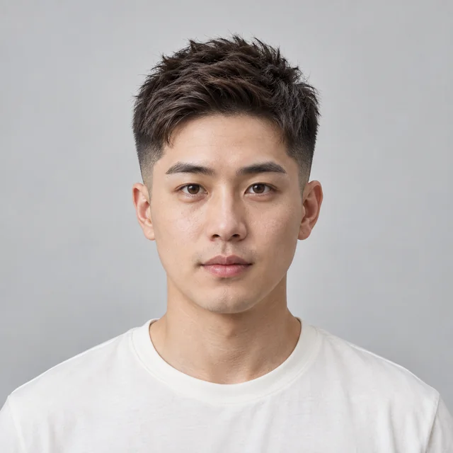 Fade hairstyle sample