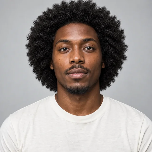 Afro hairstyle sample