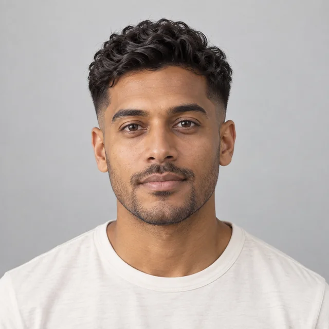 Taper Fade hairstyle sample